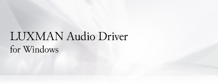Driver Software English ver.